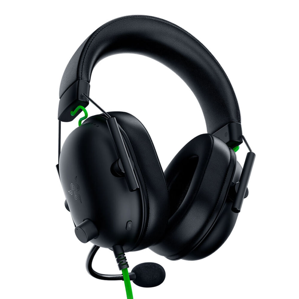 Audífonos gamer Razer BlackShark V2 X con micrófono, conexión 3.5 mm, 32 ohms, sensibilidad 100 dB, PC y consolas, negro