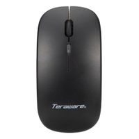 Mouse inalámbrico Coolbox Teraware MO-296W Inalámbrico Coolbox Teraware MO-296W Bluetooth y 2.4GHz, 1600 dpi, 4 botones, negro