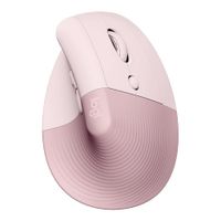 Mouse inalámbrico vertical Logitech Lift Inalámbrico Logitech Lift, Bluetooth y USB, 4000 dpi, 6 botones, rosado