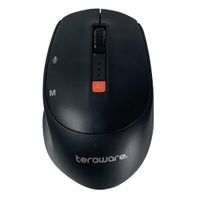 Mouse inalámbrico Coolbox Teraware IA-Series Inalámbrico Coolbox Teraware IA-Series, Bluetooth y 2.4G, 1200 dpi, 6 botones, negro, recargable