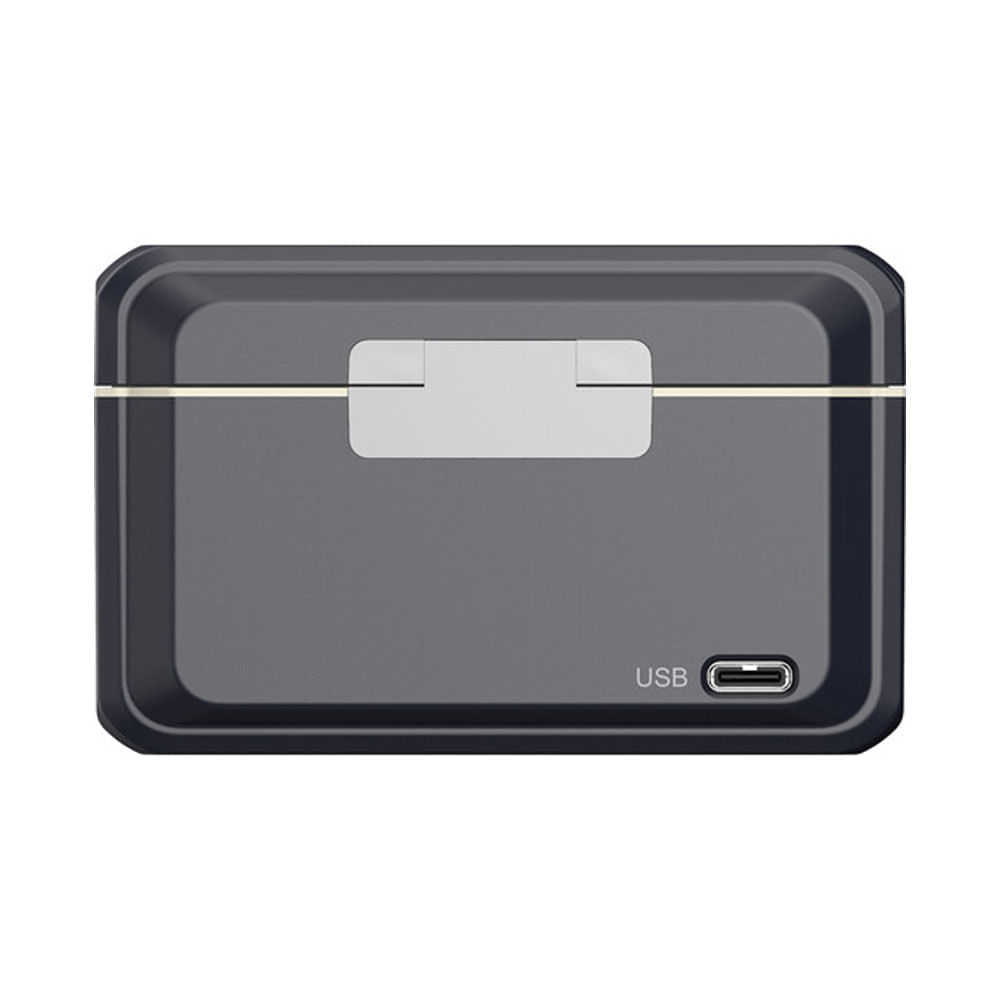 Imagen 2 del producto Micrófono inalámbrico Hollyland LARK M2 DUO, 2.4GHz, 2 transmisores, receptores Lightning y USB-C, estuche carga, negro