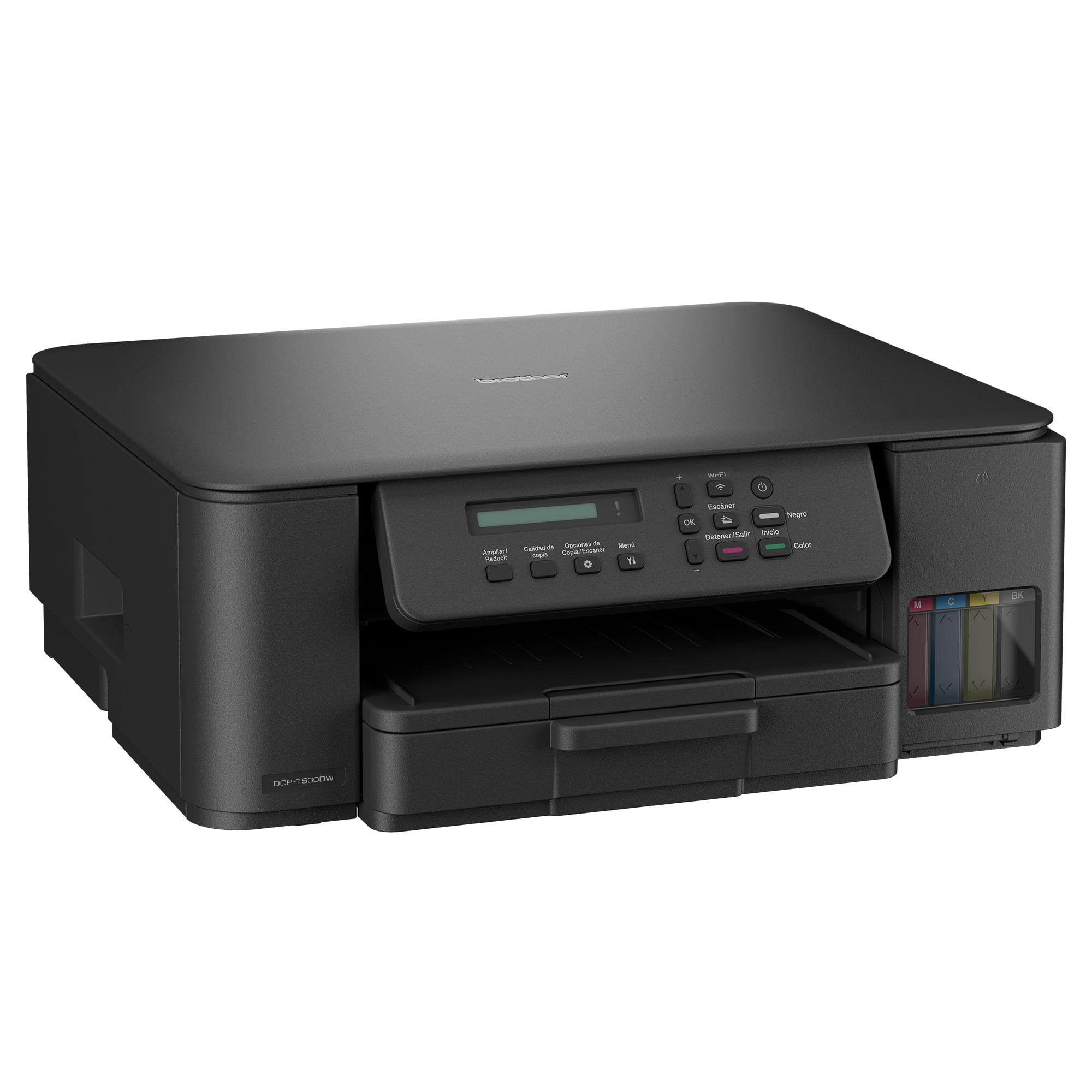 Imagen 2 del producto Impresora multifuncional Brother DCP-T530DW, inyección de tinta, inalámbrica, Wi-Fi, con tanques recargables