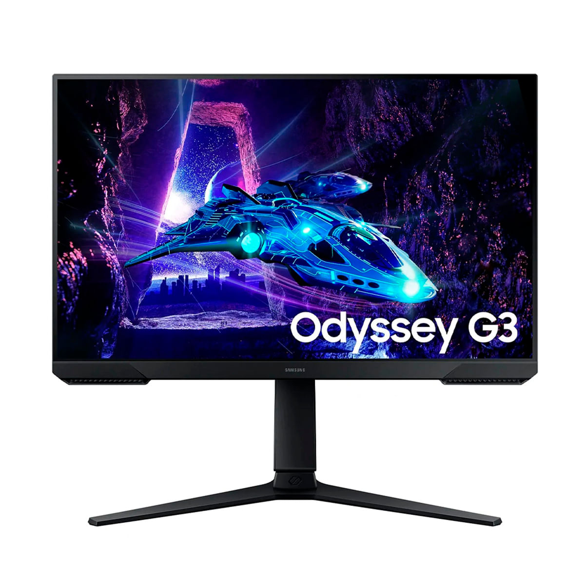 Monitor gamer plano Samsung Odyssey G3 LS24DG300ELXPE 24” Full HD, panel VA, 180Hz, 1ms, negro