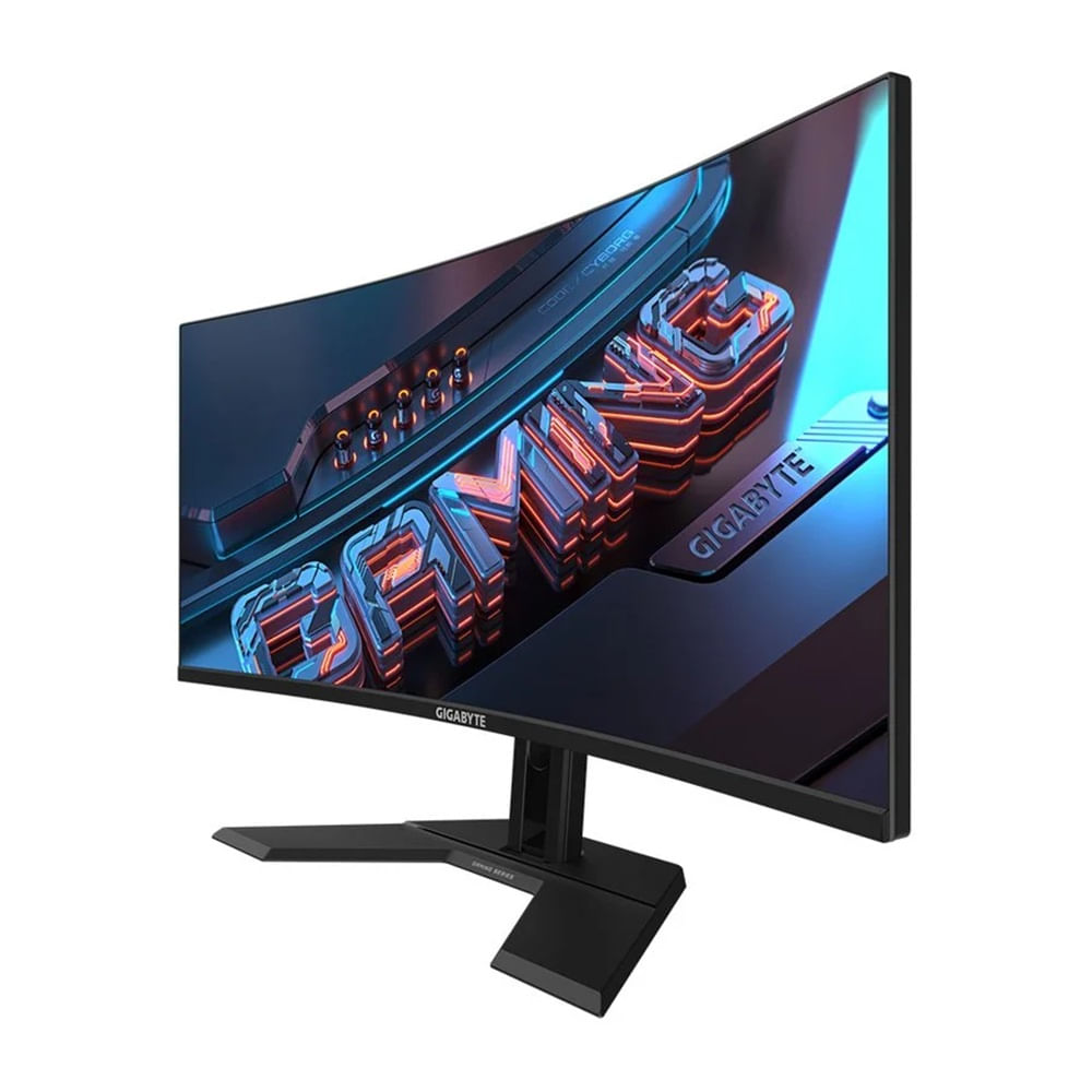 Imagen 2 del producto Monitor gamer curvo Gigabyte GS34WQC 34” UltraWide WQHD, panel VA, FreeSync Premium