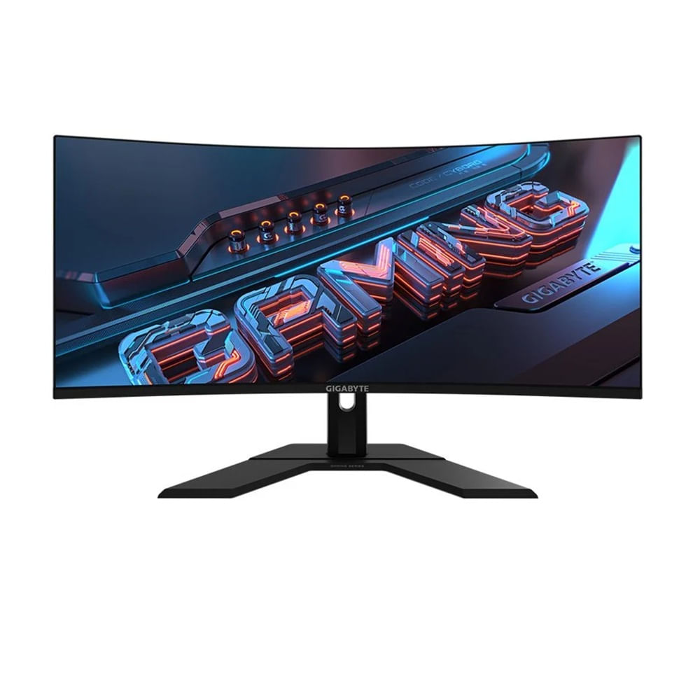 Imagen 1 del producto Monitor gamer curvo Gigabyte GS34WQC 34” UltraWide WQHD, panel VA, FreeSync Premium