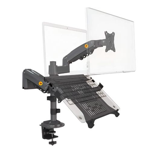 Rack soporte hidraulico north bayou h180-fp para monitor y laptop