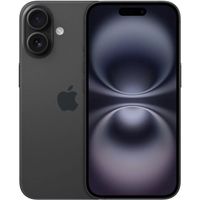 iPhone 16 eSIM 5G 128GB, 6GB RAM, cámara trasera 48MP y frontal 12MP, pantalla 6.1"", negro
