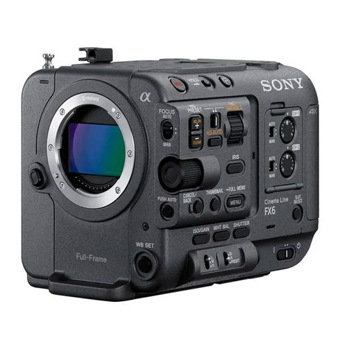 Cámara Sony Cinema Line FX6 4K QFHD, Full Frame con S-Cinetone y ND variable electrónico