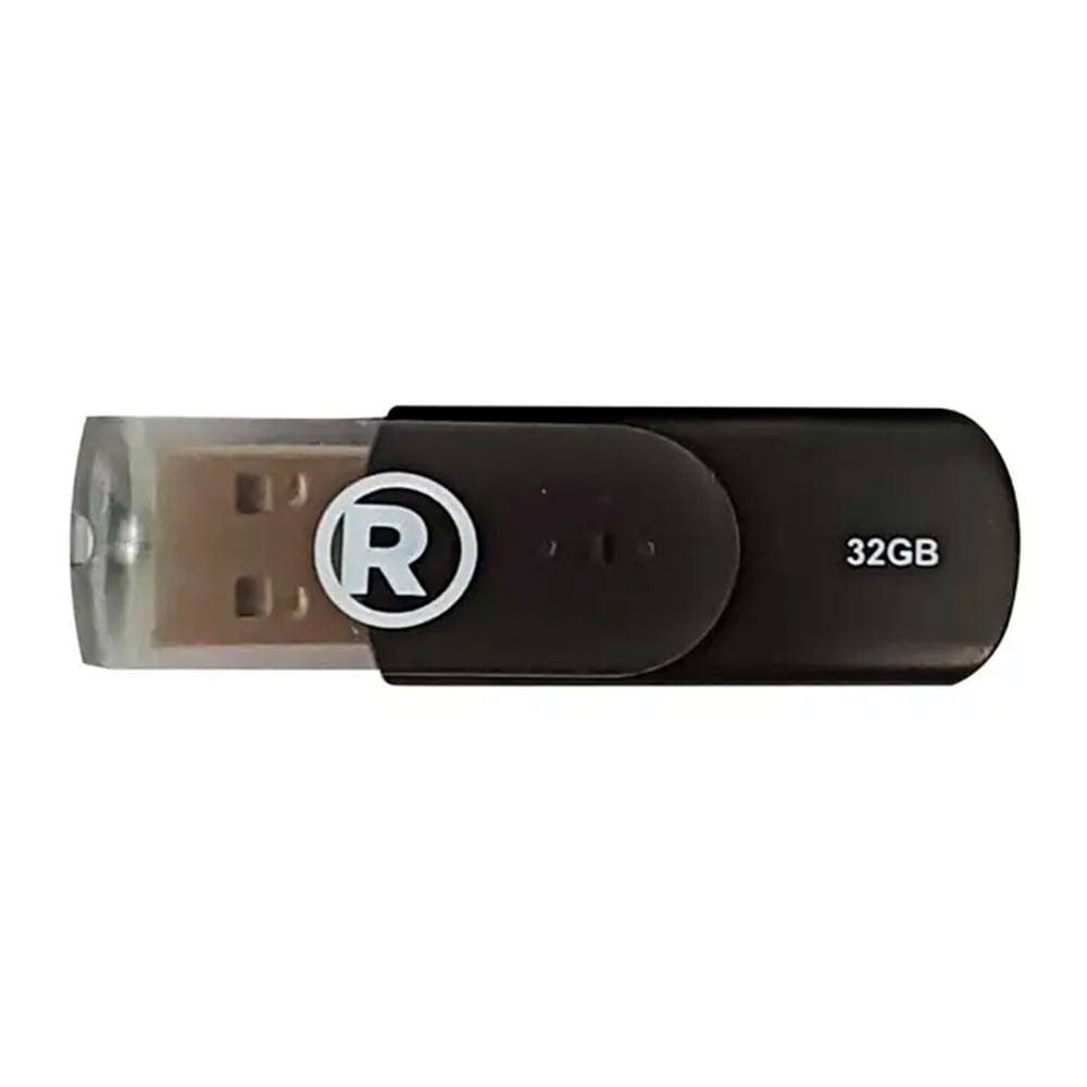 Memoria USB Radiosharck 4401190 32GB de capacidad, 3.0, velocidad de transferencia 100 MB/s, negro