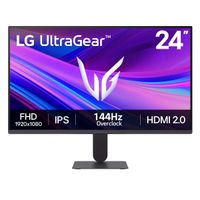 Monitor gamer LG UltraGear 24G411A-B 24"" IPS Full HD, 144 Hz, 1 ms, negro