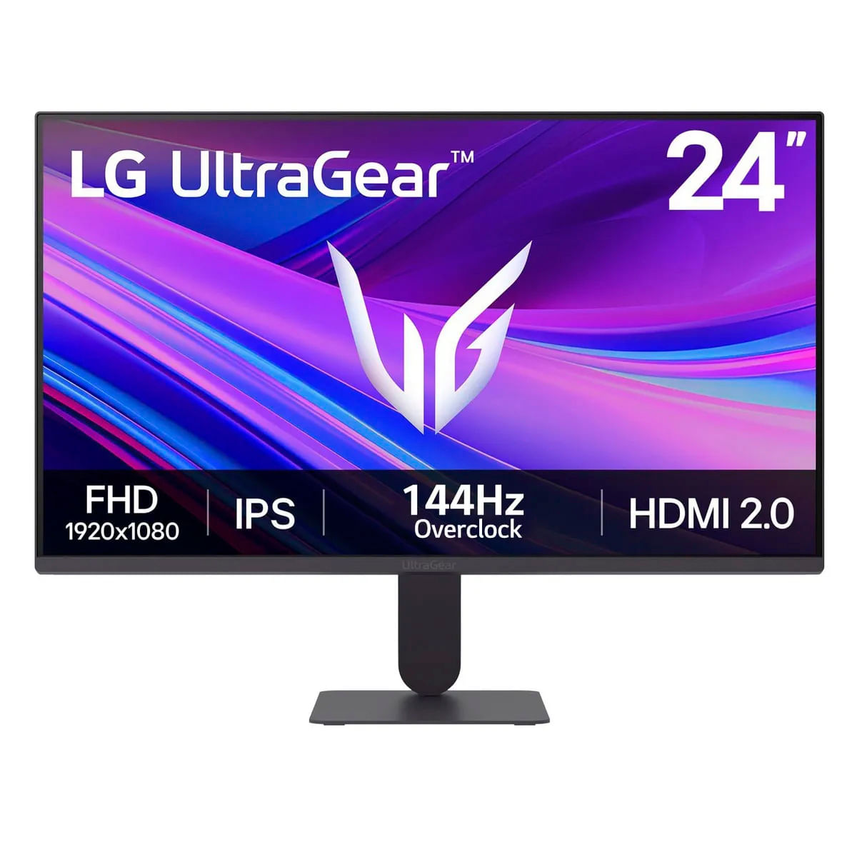Monitor gamer LG UltraGear 24G411A-B 24" IPS Full HD, 144 Hz, 1 ms, negro