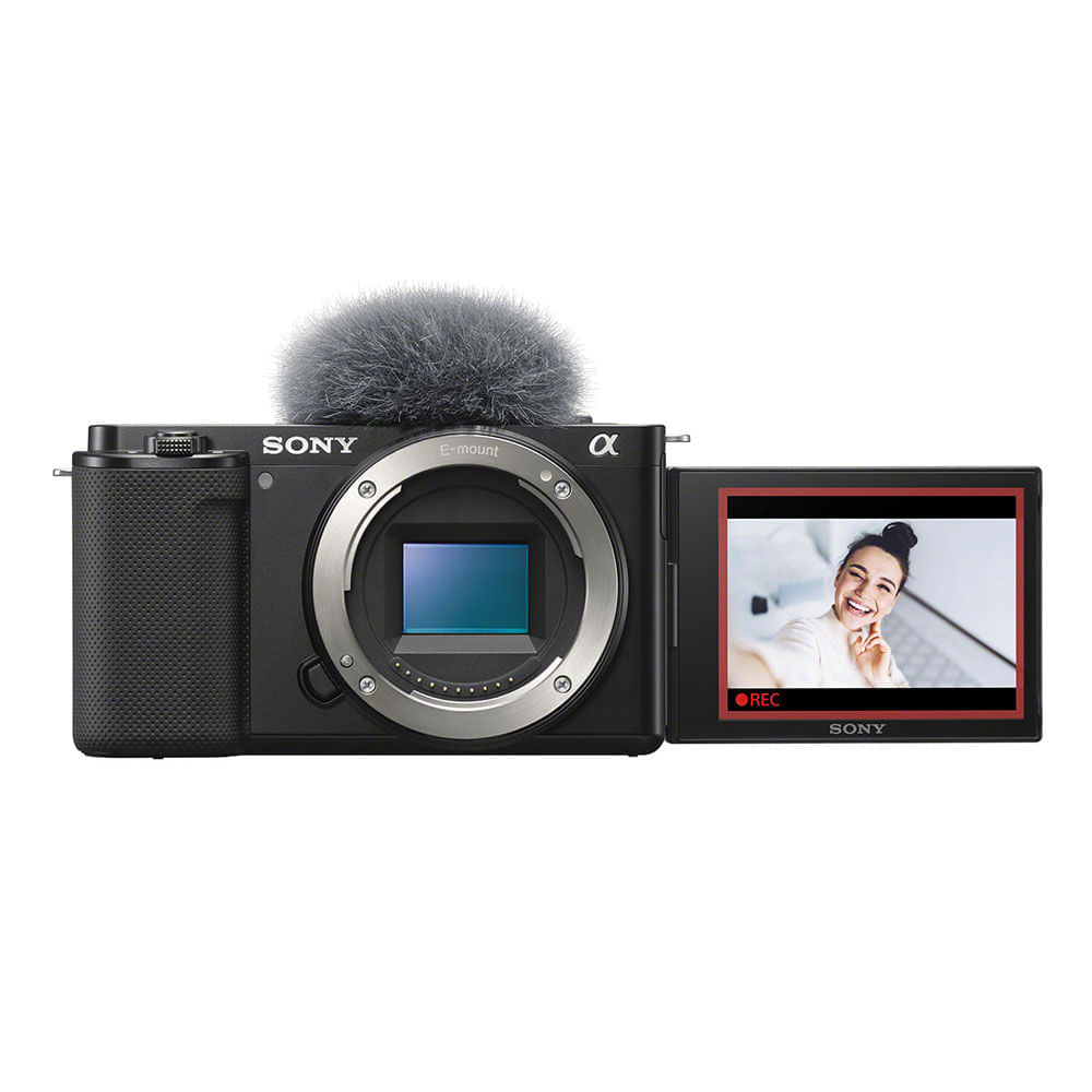 Imagen 2 del producto Cámara mirrorless Sony ZV-E10 con lente intercambiable APS-C + maletín de transporte LCS-U21, negro