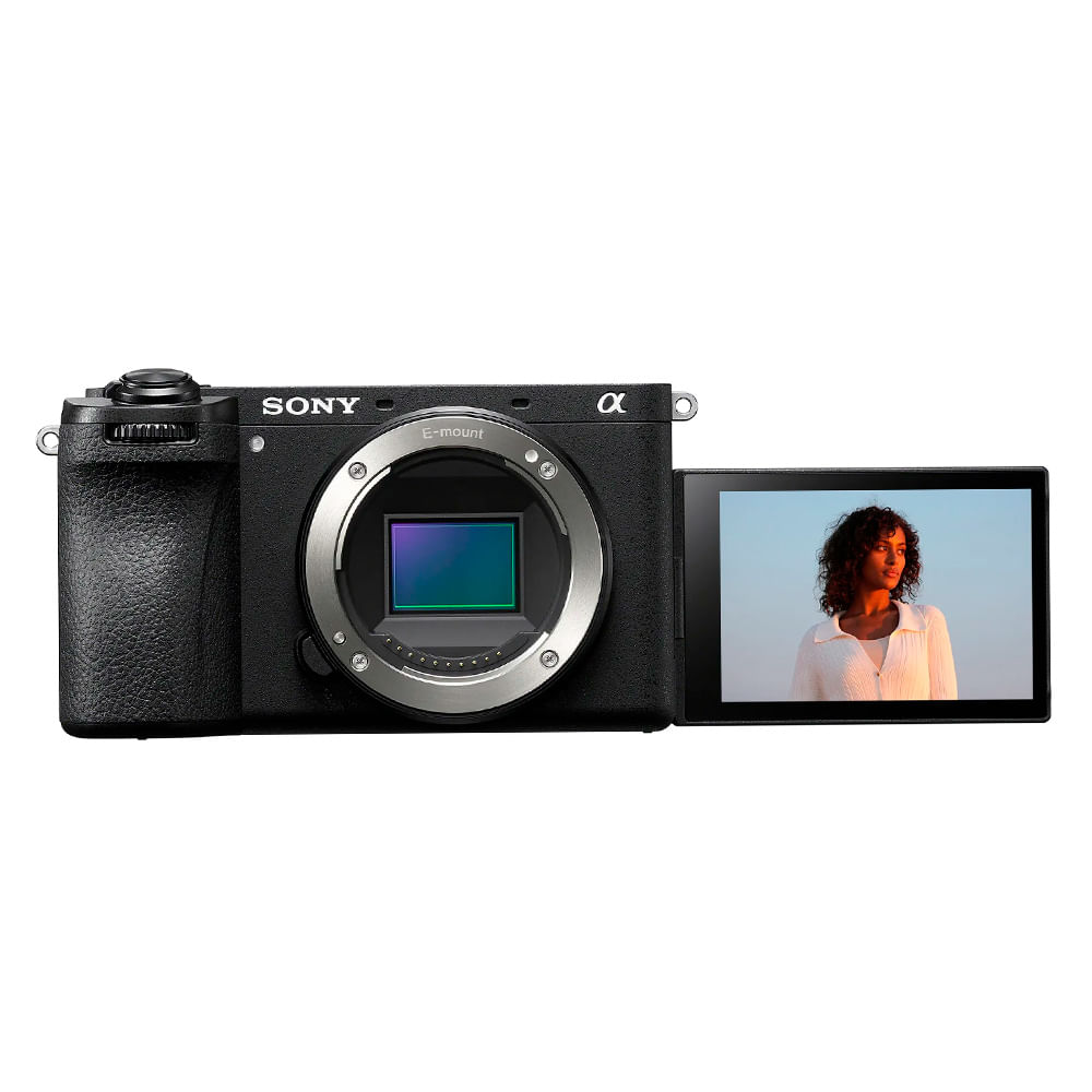 Cámara profesional mirrorless Sony Alpha a6700 Premium, APS-C 4K con inteligencia artificial y tecnología Cinema Line, negro