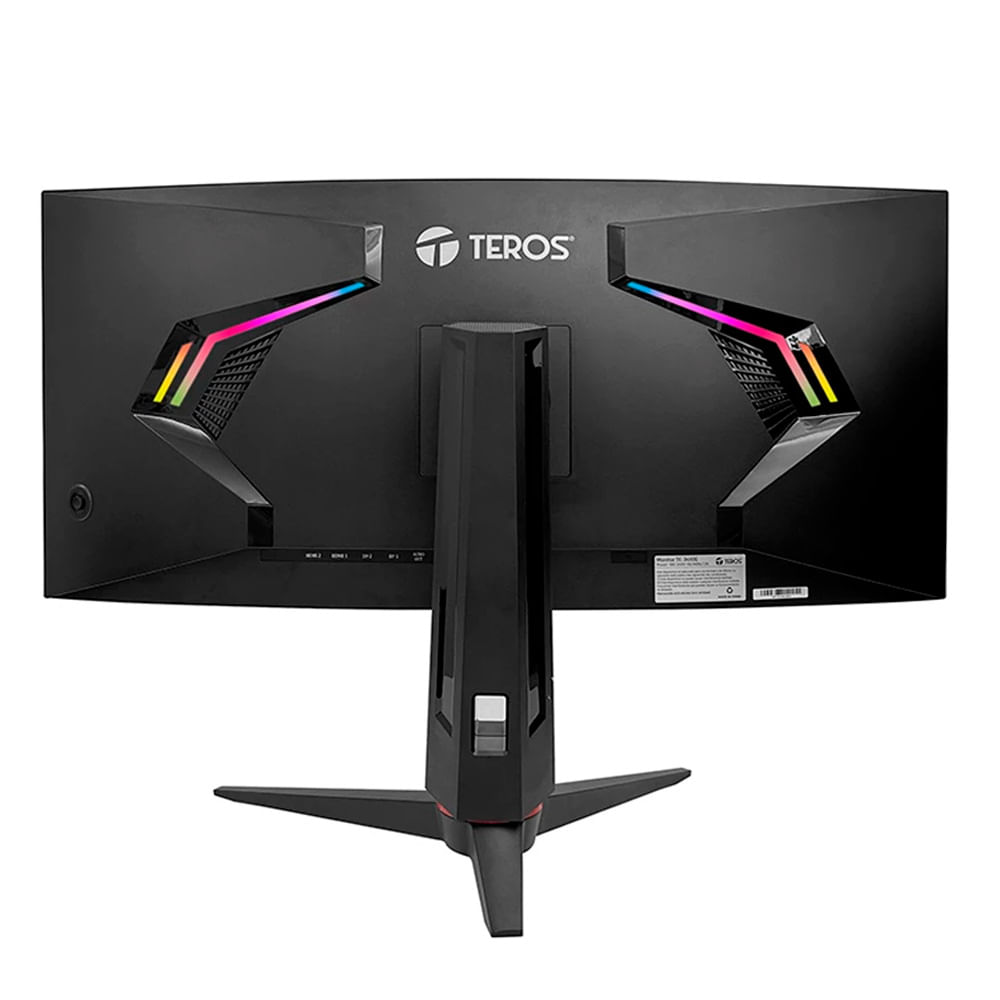 Imagen 2 del producto Monitor gamer curvo Teros 34” 3412G, Panel VA, WQHD, 1ms, UltraWide