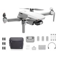 Drone DJI Mini 4K Fly More Combo (DJI RC-N1C) con control remoto, grabación en 4K, fotos de 12MP, tiempo de vuelo de 31 min