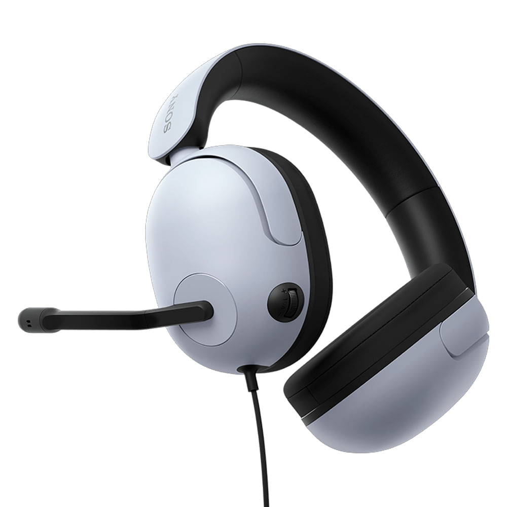 Imagen 2 del producto Audífonos gamer Sony INZONE H3 con micrófono, conexión USB/3.5 mm, impedancia 35, sensibilidad 92 dB/mW, compatibilidad PC/PS5, sin RGB, blanco