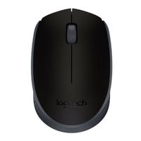 Mouse inalámbrico Logitech M170, USB 2.4GHz, 1000 DPI, 3 botones, negro