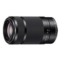 Lente zoom teleobjetivo Sony 55-210mm F4.5-6.3 APS-C, Montura E con estabilización SteadyShot óptico, negro