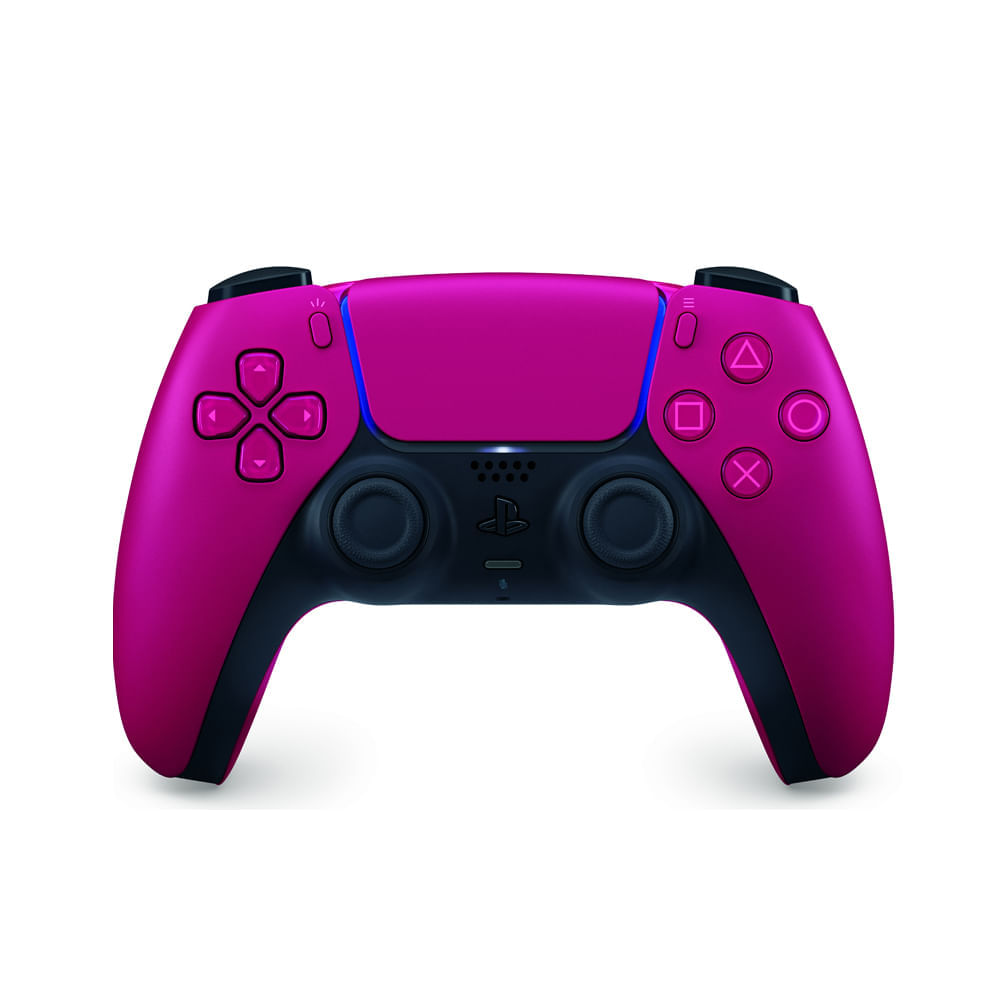 Mando PlayStation 5 Dualsense inalámbrico, gatillos adaptativos y micrófono integrado, cosmic red