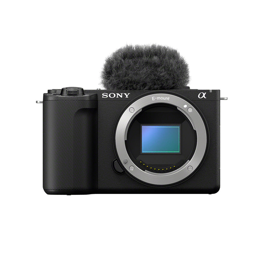 Cámara mirrorless Sony ZV-E10 II montura E, sensor APS-C 24.2MP, Wi-Fi, micrófono incorporado, negro