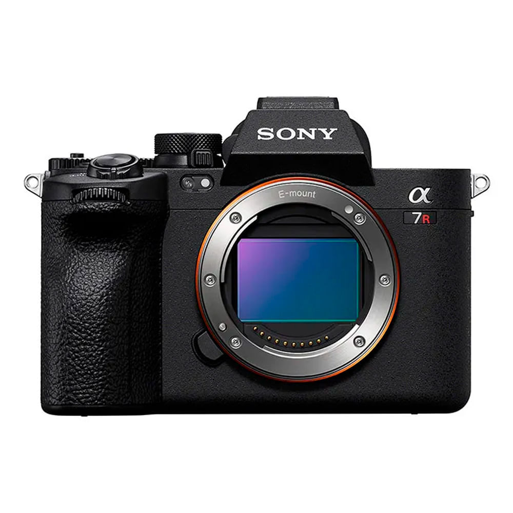 Cámara mirrorless Sony Alpha a7R V montura E, sensor Full Frame 61MP, Wi-Fi, sin lente incluida, negro