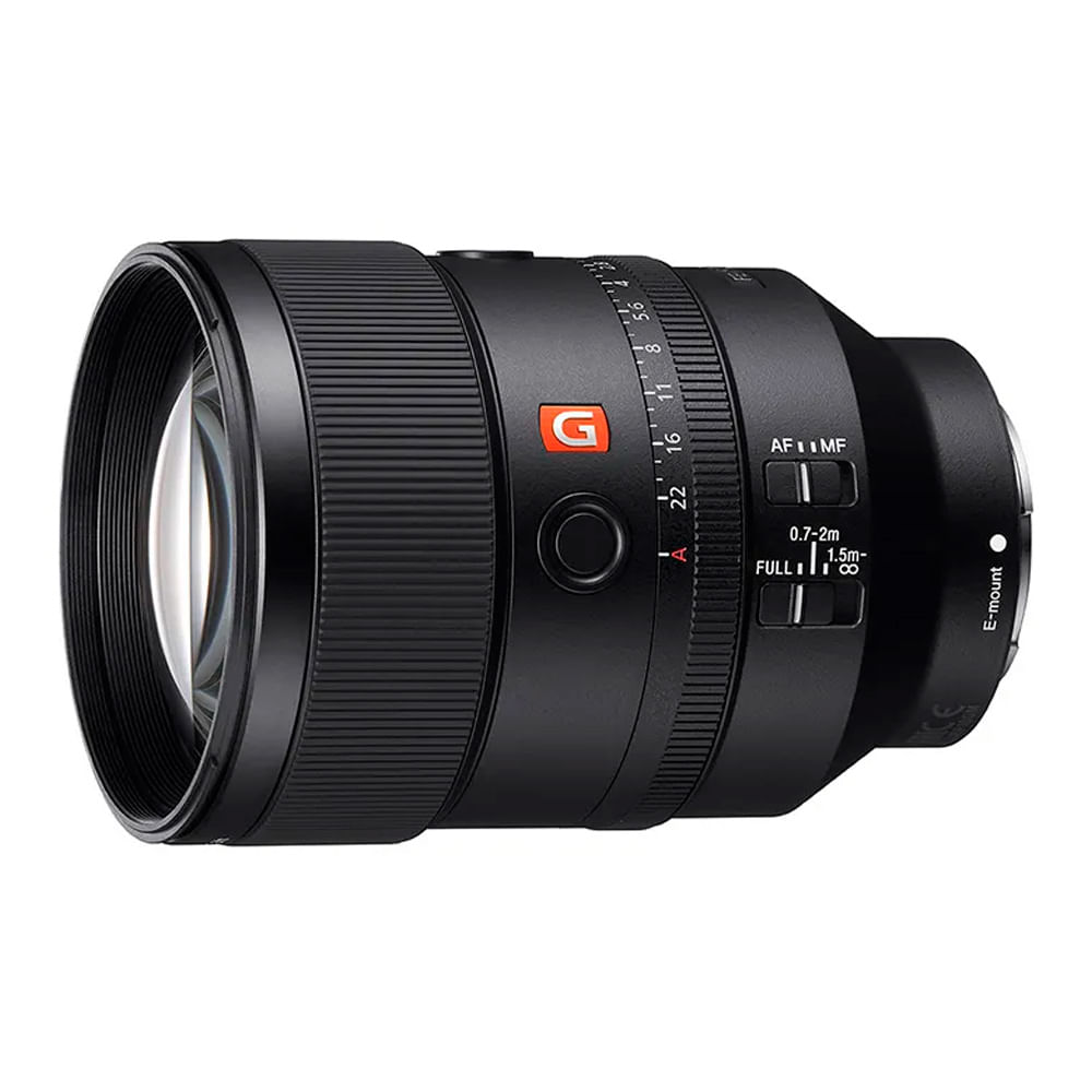 Lente Sony SEL135F18GM teleobjetivo prime, apertura máx. F1.8, montura E Full Frame, negro