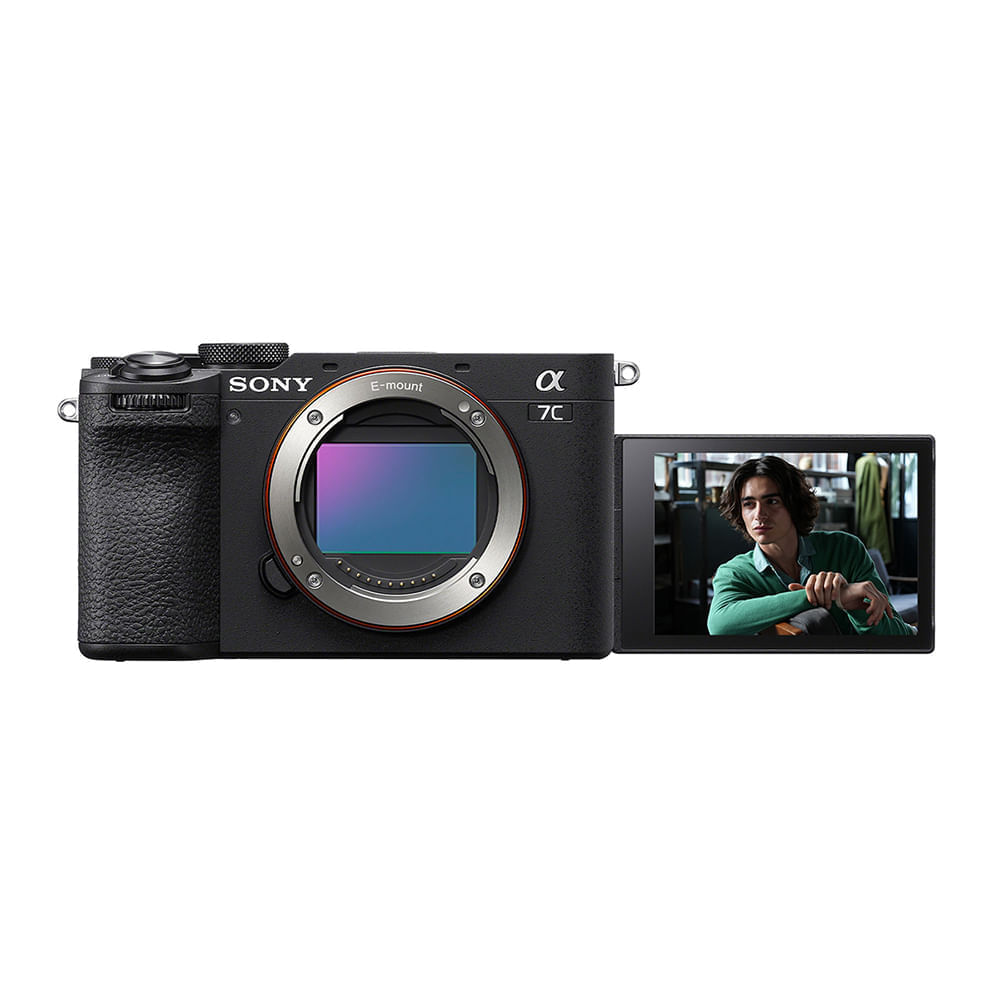 Cámara mirrorless compacta Sony Alpha a7C II 33MP, sensor Full Frame, video 4K 60p/50p, Wi-Fi, Bluetooth, negro