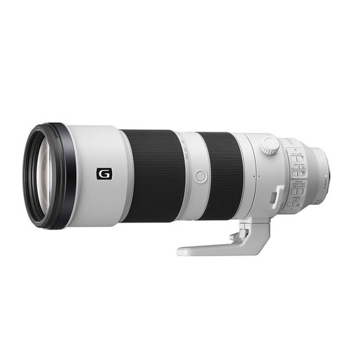 Lente Sony SEL200600G zoom superteleobjetivo, apertura máx. F5.6–6.3, montura E Full Frame, blanco