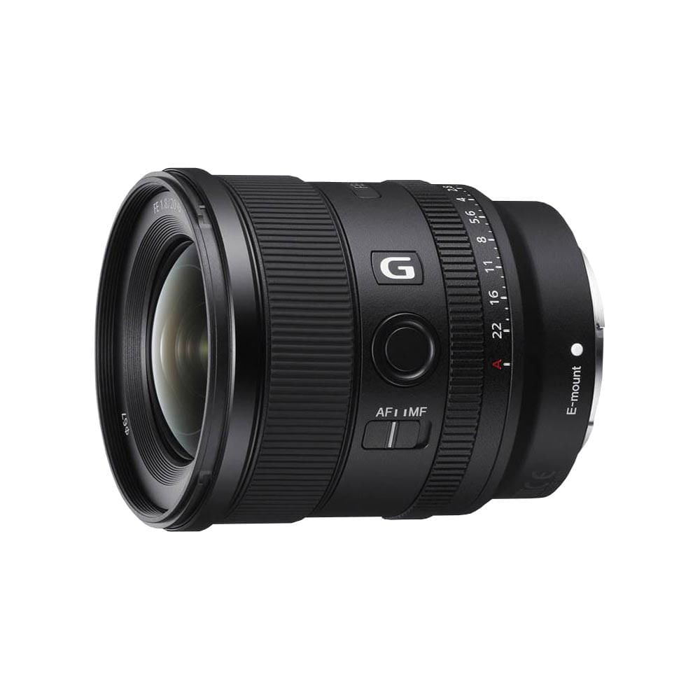 Imagen 1 del producto Lente Sony SEL20F18G ultra gran angular prime, apertura máx. F1.8, montura E Full Frame, negro