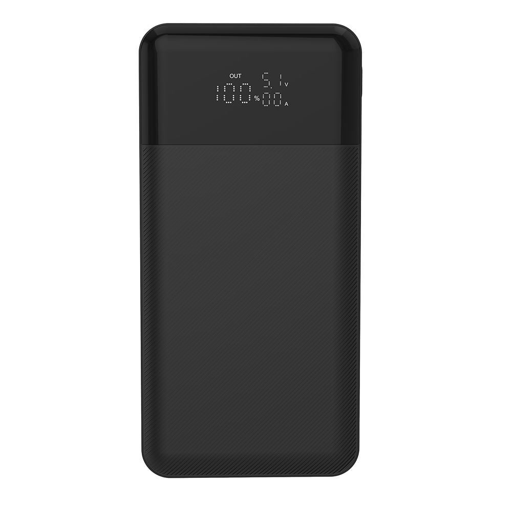 Batería externa Coolbox GMobile 20W, 10000 mAh, USB, USB Tipo-C, 3 puertos, negro