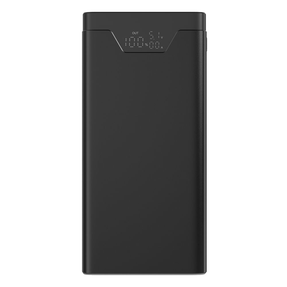 Batería externa Coolbox GMobile 140W, 30000 mAh, USB, USB Tipo-C, 3 puertos, negro