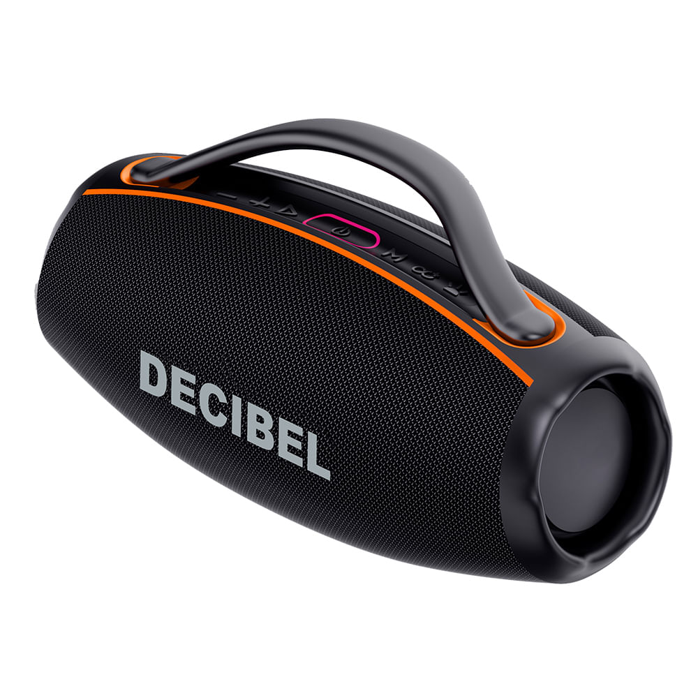Imagen 2 del producto Parlante bluetooth Decibel Boompro2 80W, resistencia al agua IPX6, luces RGB, batería hasta 6 horas, negro