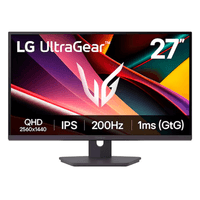 Monitor Gamer plano LG 27G610A-B UltraGear G6, 27"", Panel IPS, 200 Hz, negro