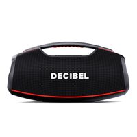 Parlante bluetooth Decibel Boommax2 130W, resistencia al agua IPX7, luces RGB, batería hasta 5 horas, negro