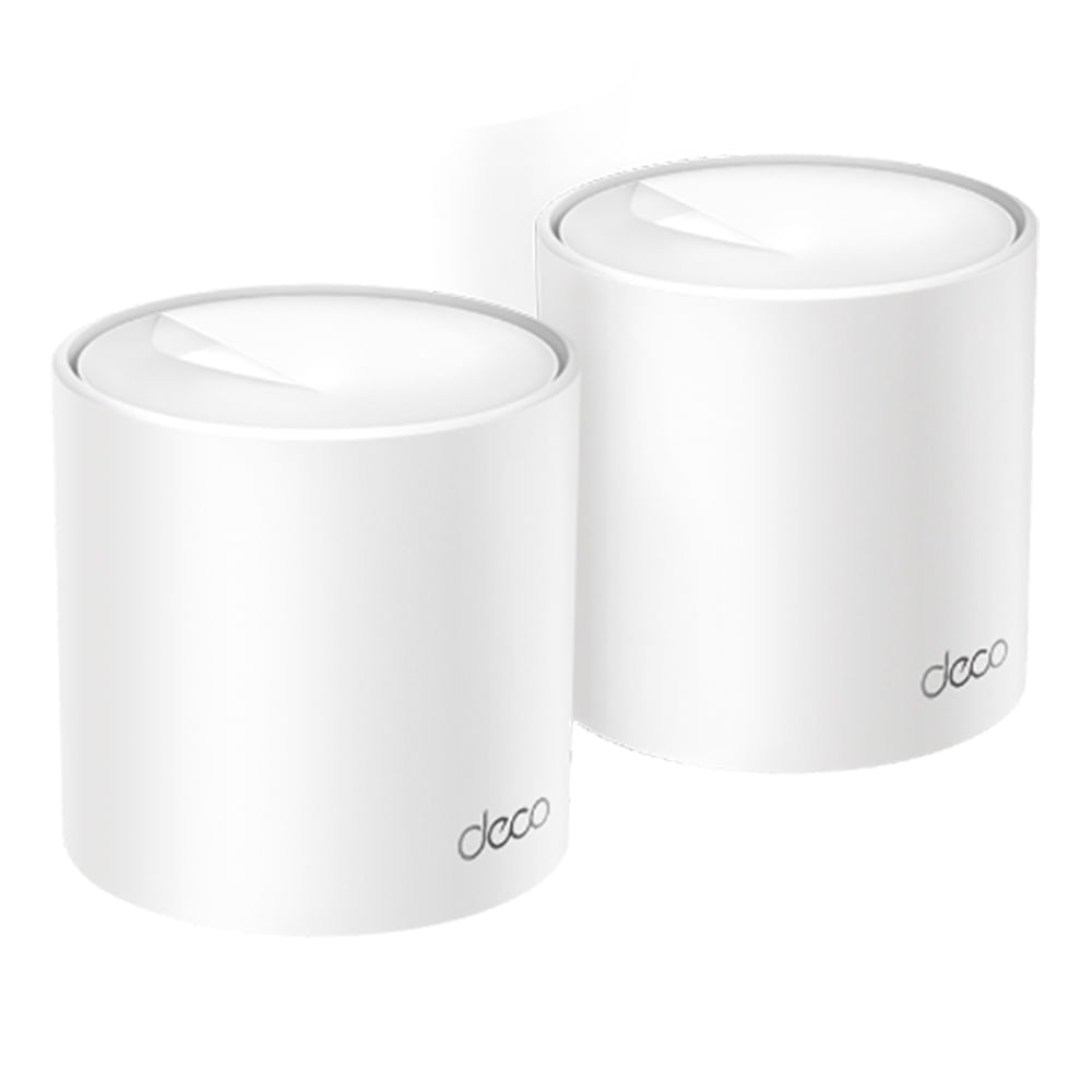 Imagen 1 del producto Sistema Mesh TP-Link Deco X10 AX1500 Wi-Fi 6, 1201 Mbps en 5GHz y 300 Mbps en 2.4 GHz, 2 puertos gigabit LAN, cobertura 360m2, blanco