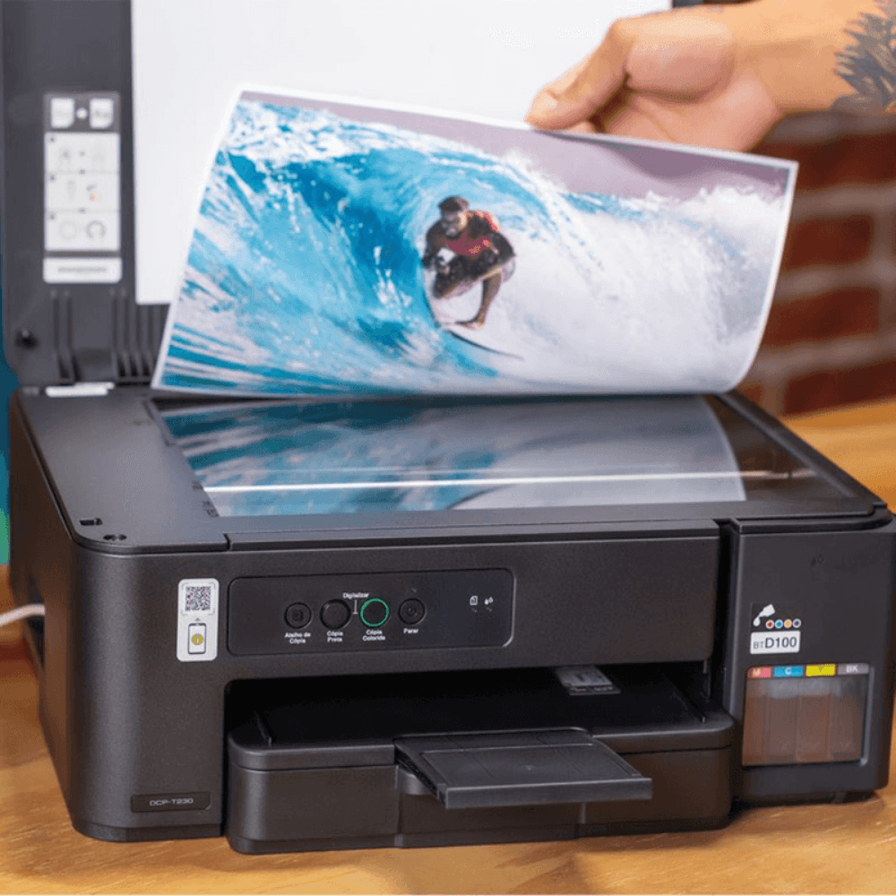 Imagen 2 del producto Impresora multifuncional Brother DCP-T230, inyección de tinta, alámbrica, con tanques recargables