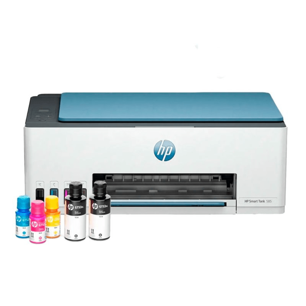 Impresora multifuncional HP Smart Tank 585, inyección de tinta, inalámbrica, Wi-Fi, con tanques recargables
