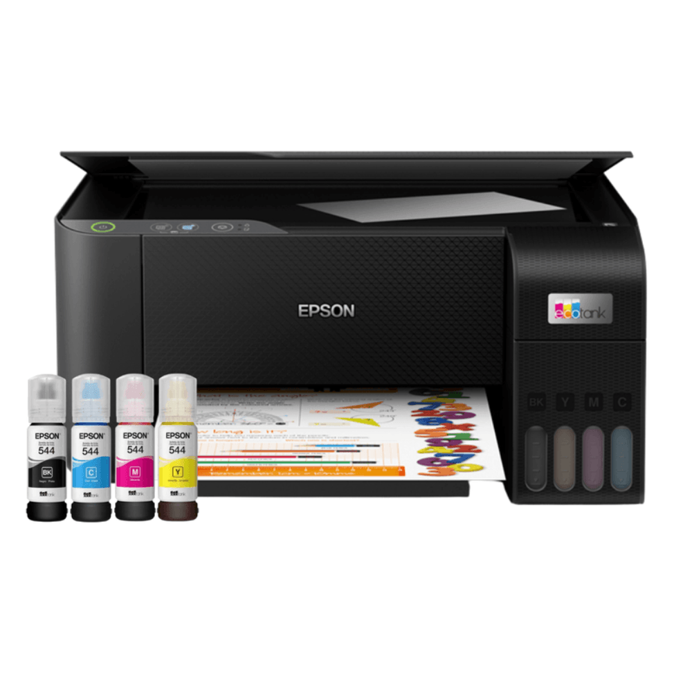Impresora multifuncional Epson Ecotank L3210, inyección de tinta, alámbrica, con tanques recargables