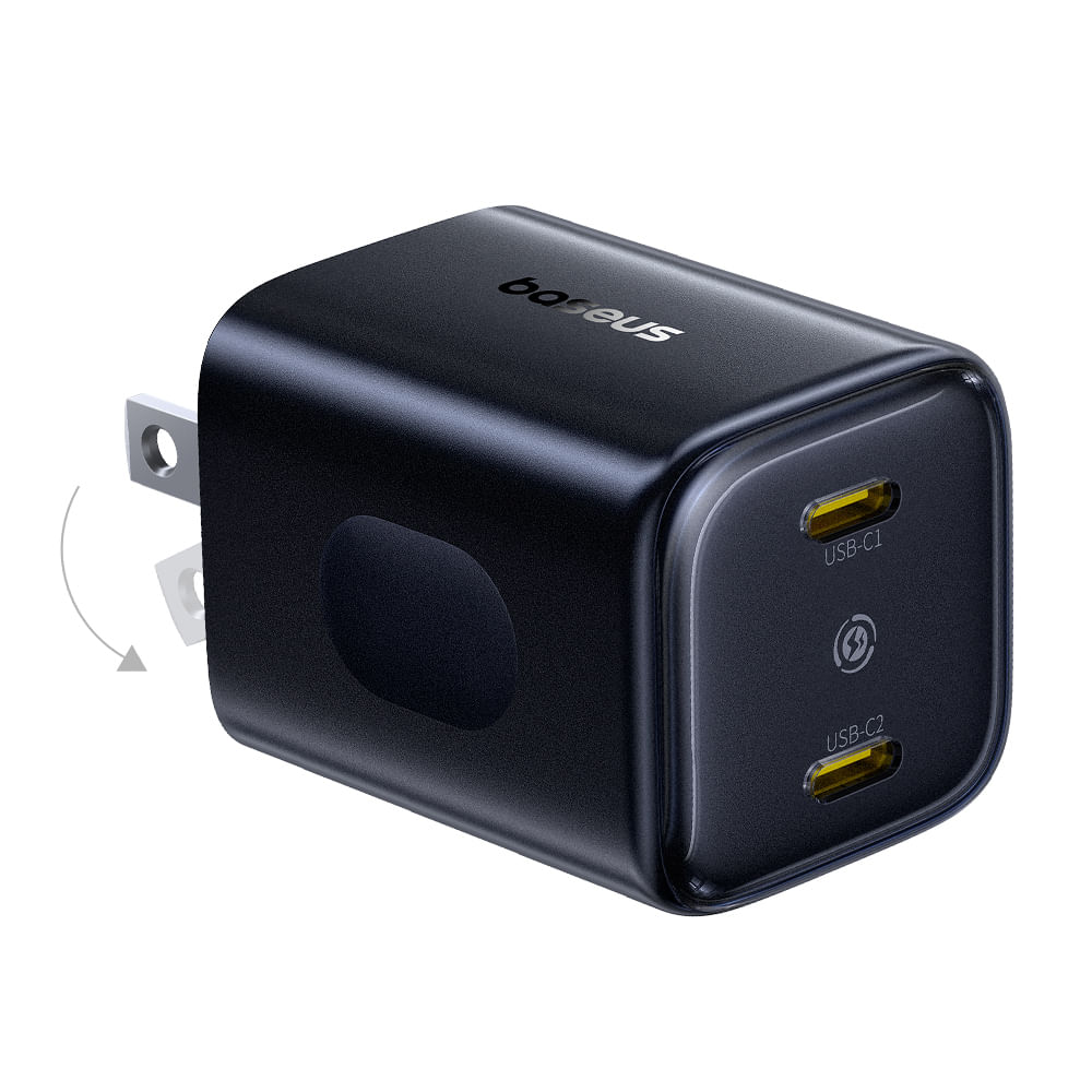 Imagen 2 del producto Cargador de pared Baseus tipo USB-C, 45W, negro