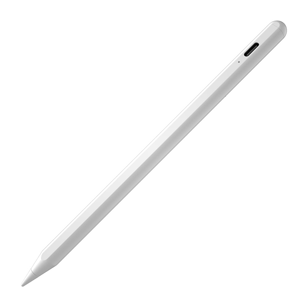 Imagen 2 del producto Lápiz digital Ibox para iPad, conexión bluetooth, carga USB Tipo-C, blanco