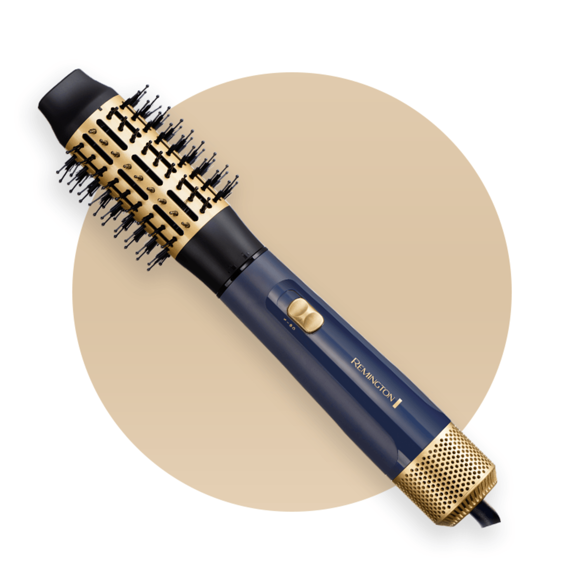 Imagen 2 del producto Cepillo de aire Remington Sapphiro Luxe 1000W, 2 velocidades, 3 niveles de temperatura, azul