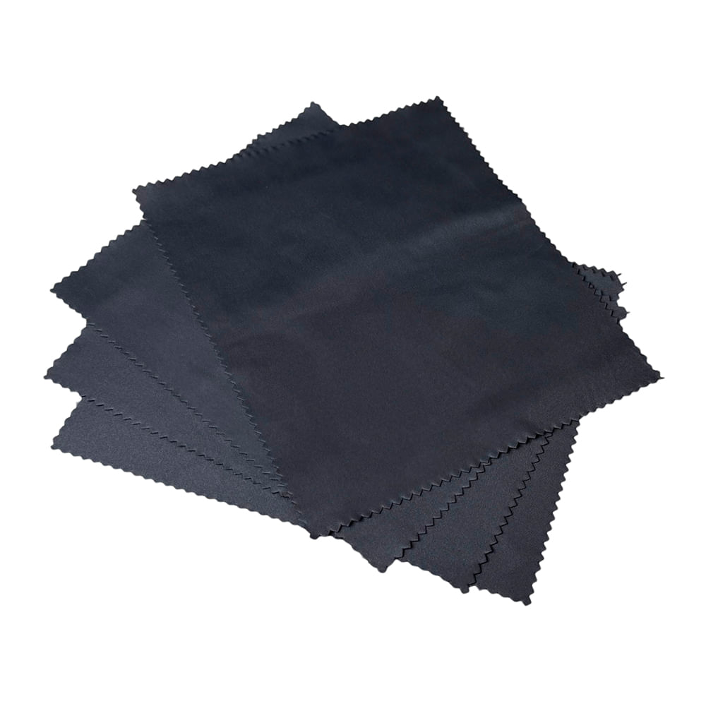Pack x 4 paños de microfibra Coolbox Teraware para limpieza de pantallas, 18x15 cm, negro