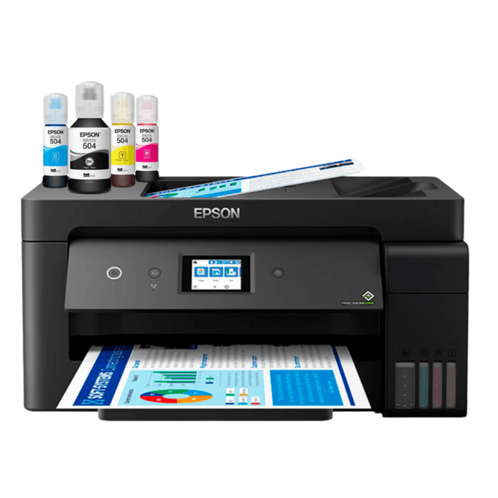 Impresora multifuncional Epson EcoTank L14150, inyección de tinta, inalámbrica, Wi-Fi, con tanques recargables