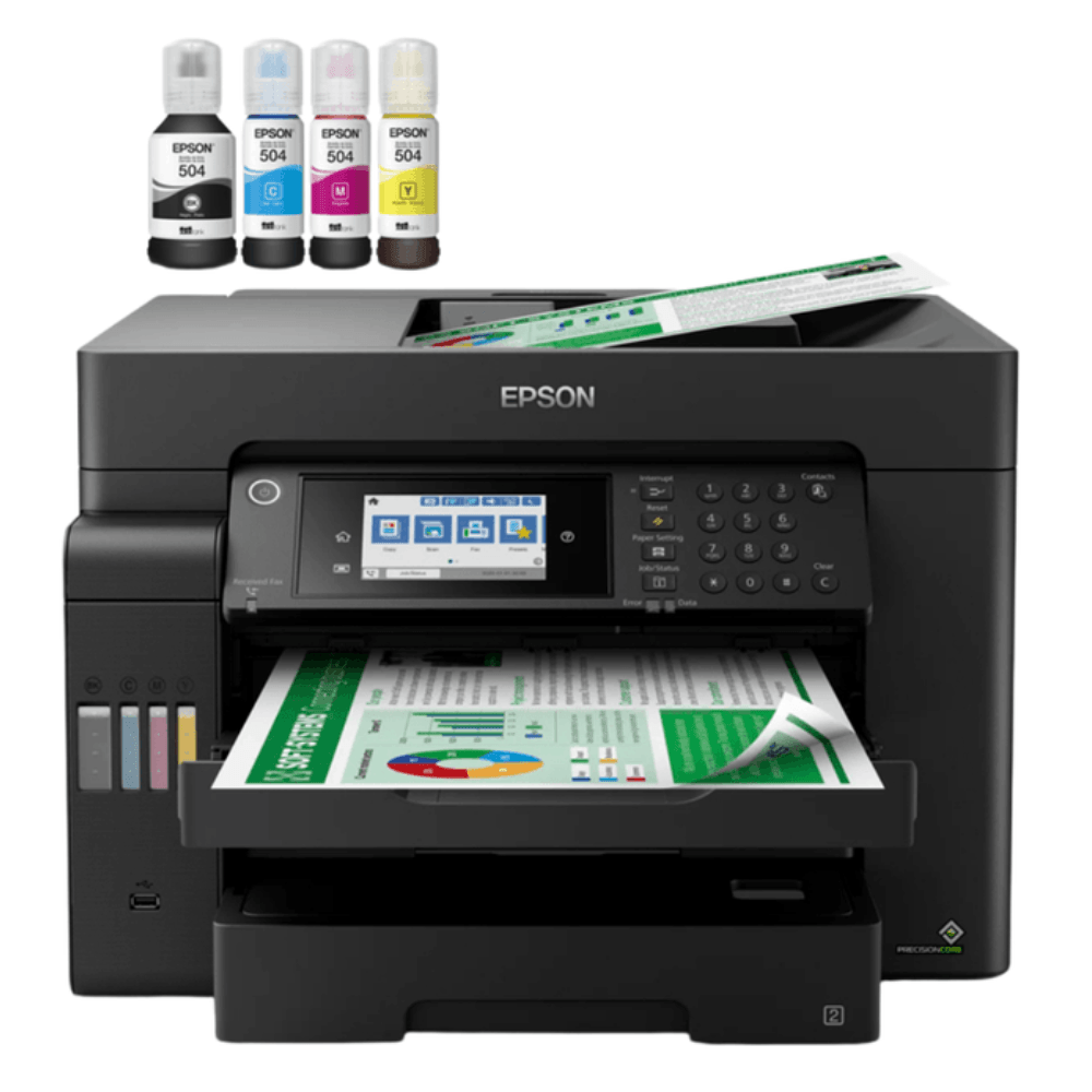 Impresora multifuncional Epson L15150, inyección de tinta, inalámbrica, Wi-Fi, con tanques recargables