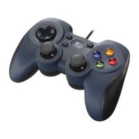 Gamepad Logitech F310 para PC, alámbrico, conexión USB, negro