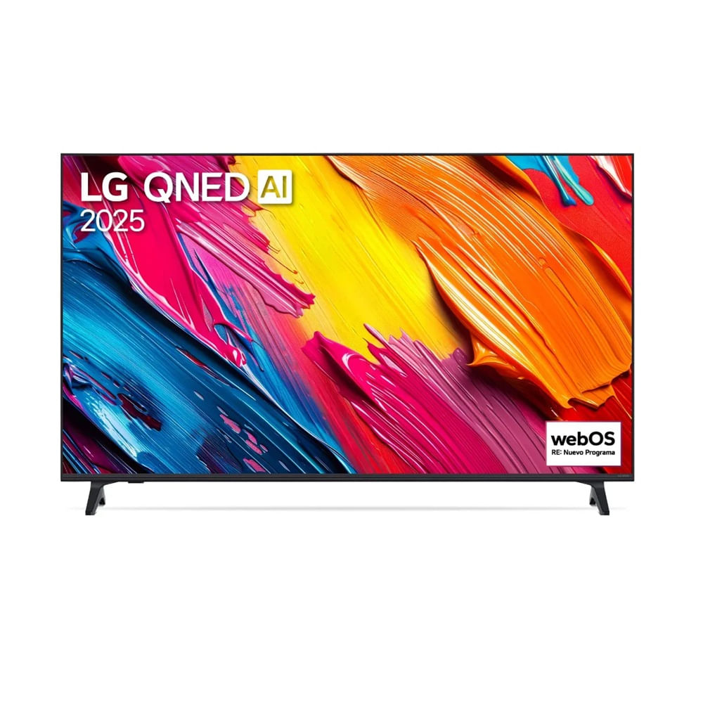 Smart TV LG 50" 4K 3840 x 2160 QNED, webOS integrado, 50QNED70ASA, 2025