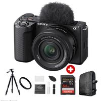Cámara Sony ZV-E10 II Mirrorless + Lente 16-50mm II + Kit Ultimate