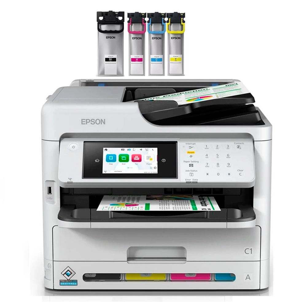 Impresora multifuncional Epson WorkForce Pro WF-C5891, Fax, LAN, Wi-Fi, láser a color