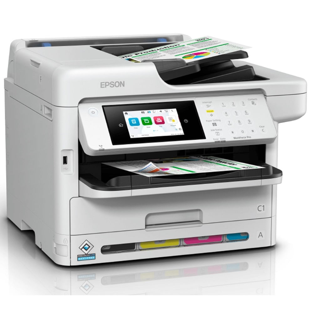 Imagen 2 del producto Impresora multifuncional Epson WorkForce Pro WF-C5891, Fax, LAN, Wi-Fi, láser a color