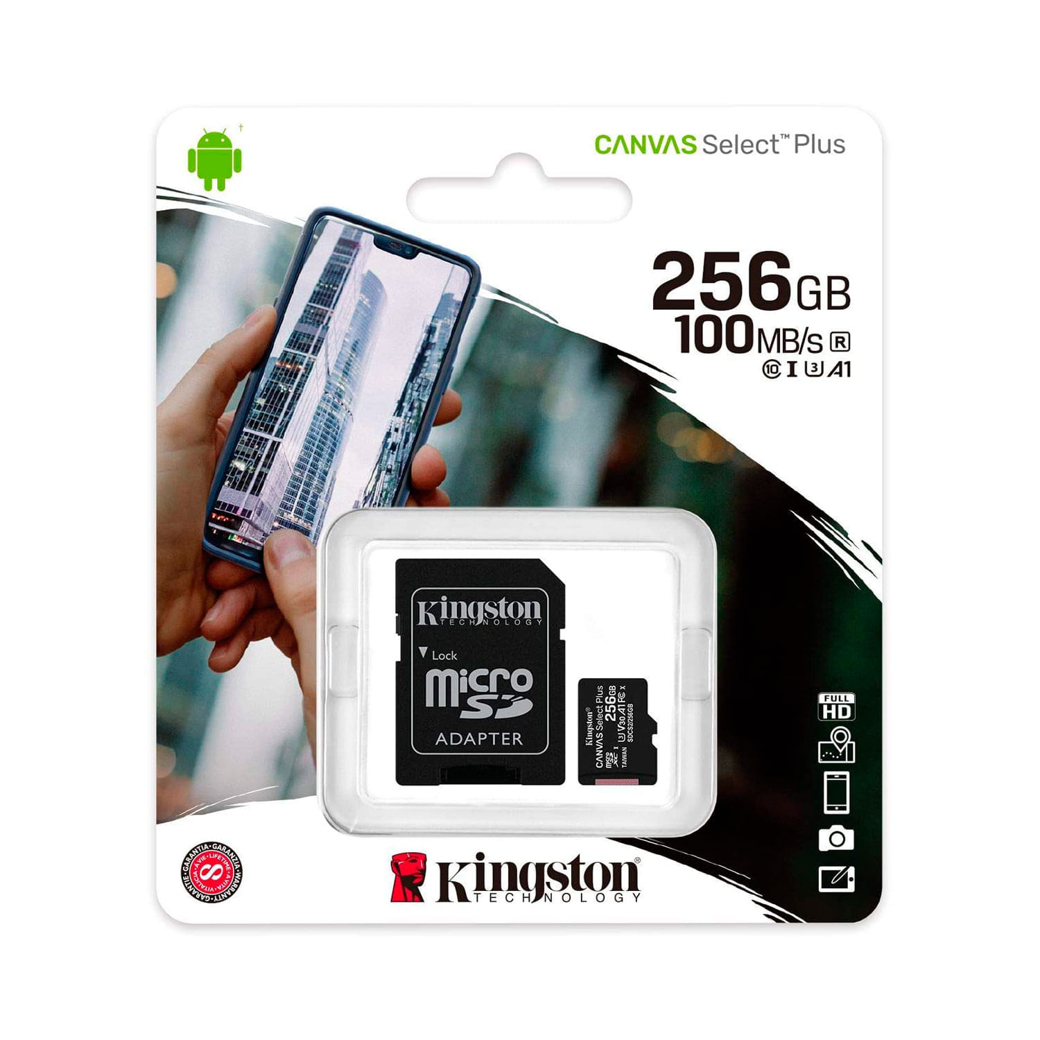 Imagen 2 del producto Memoria Micro SDXC de 256 GB Kingston Nintendo Switch, Clase 10, categoría A1, para laptops, tabletas, Nintendo switch